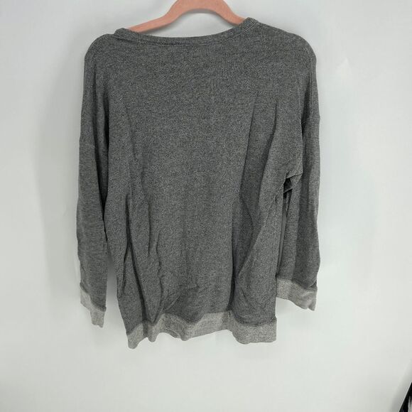 Anthropologie Sundry Good times Roll Women gray preowned round neck sweatshirt S - Picture 2 of 6